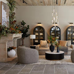 Soltaire Raindrop Glass Round Chandelier