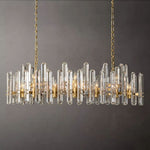 Monclair Radiant Crystal Linear Chandelier 54"