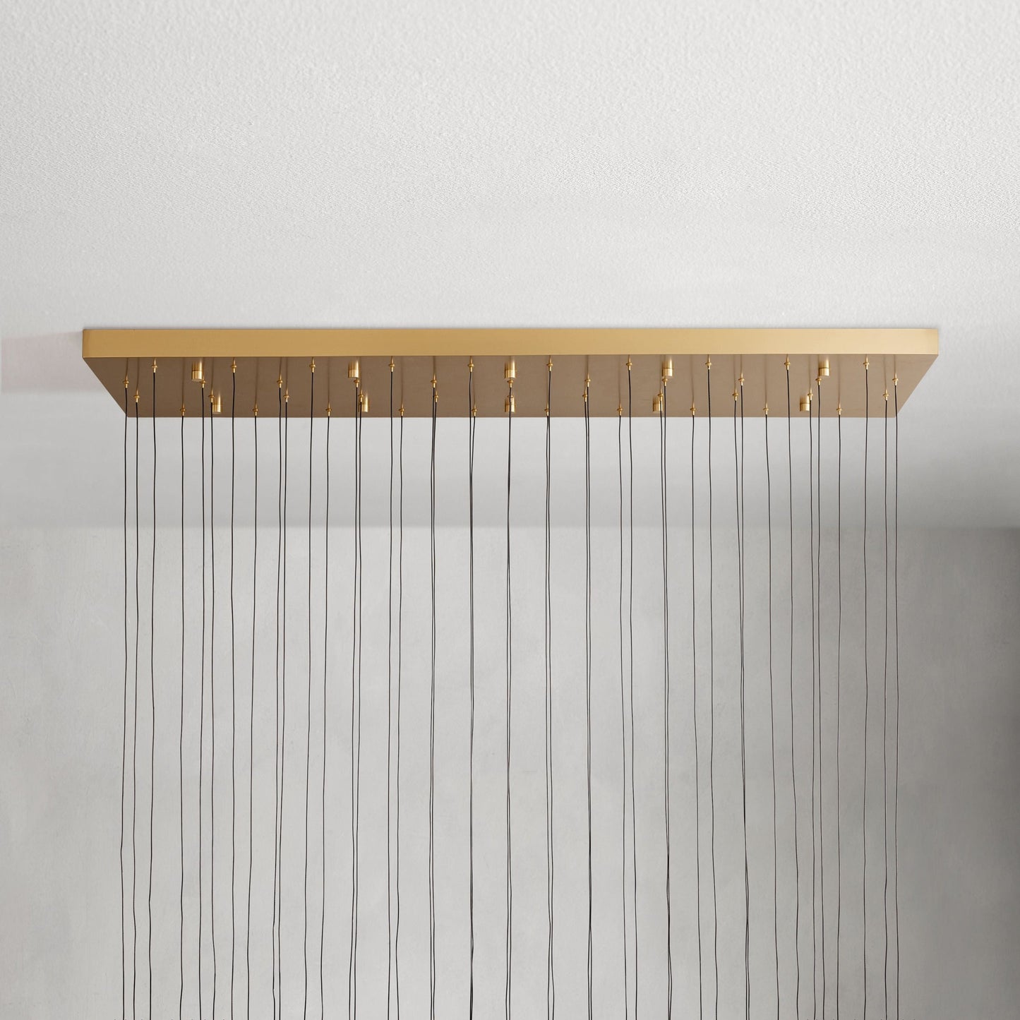Soltaire Raindrop Glass Linear Chandelier