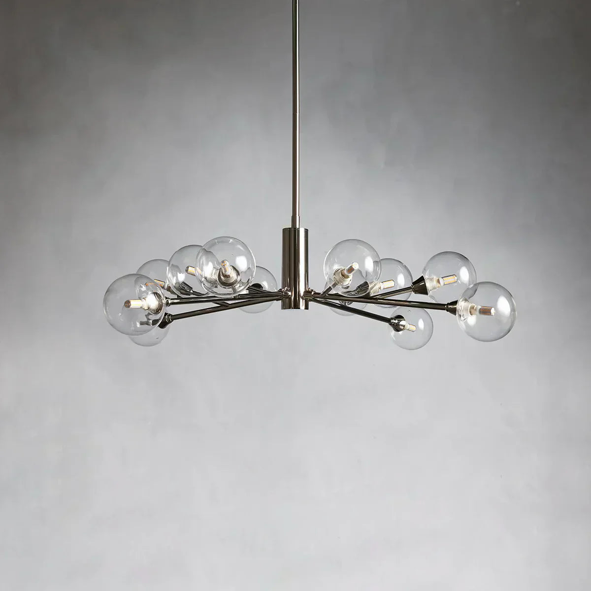 Apollo Modern Glass Ball Round Chandelier