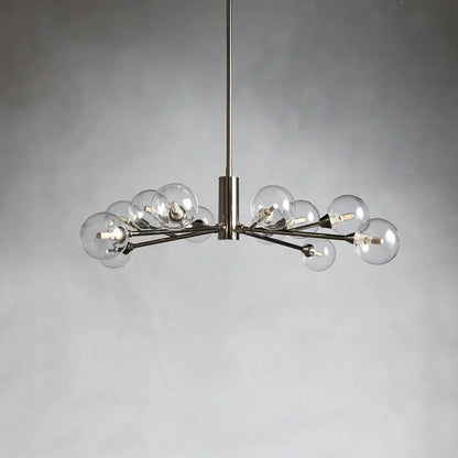 Apollo Modern Glass Ball Round Chandelier