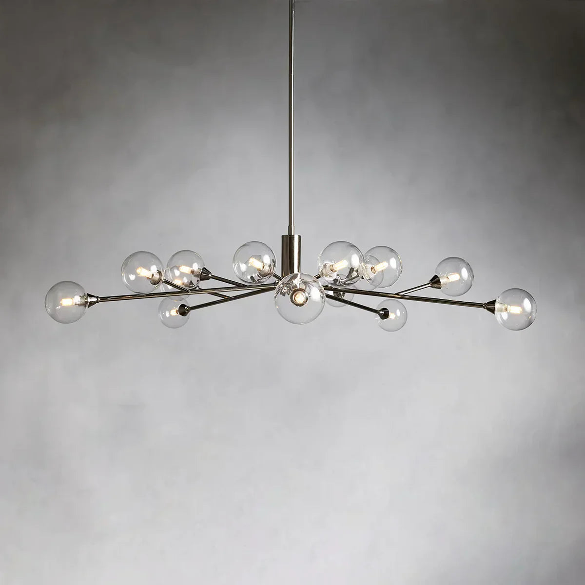 Apollo Modern Glass Ball Round Chandelier