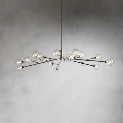 Apollo Modern Glass Ball Round Chandelier
