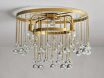 Aubrey Crystal Ball Flush Mount