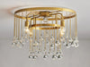 Aubrey Crystal Ball Flush Mount