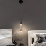 Soltaire Raindrop Glass Cord Wall Sconce