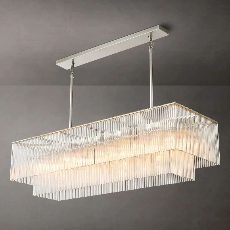 Amadeo Prismatic Array Rectangular Chandelier 54"