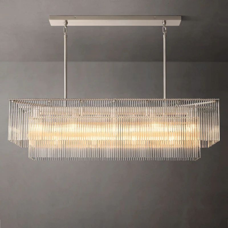 Amadeo Prismatic Array Rectangular Chandelier 54"