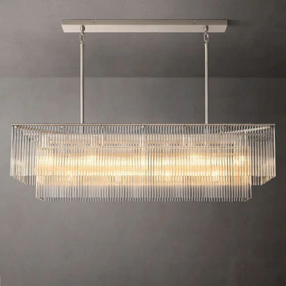 Amadeo Prismatic Array Rectangular Chandelier 54"