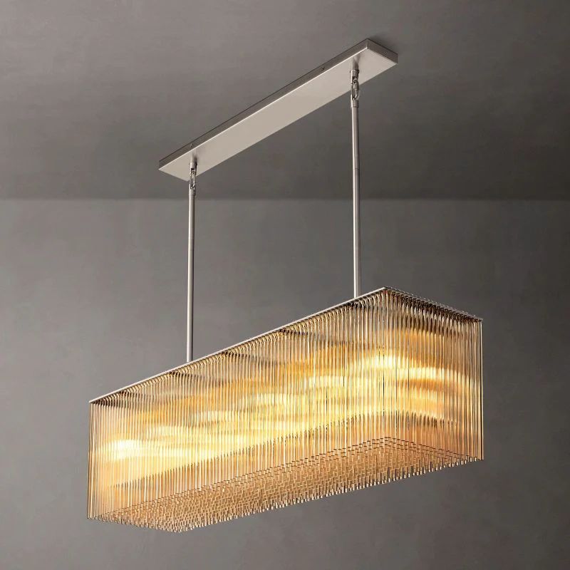 Amadeo Prismatic Array Rectangular Chandelier 54"