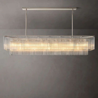Amadeo Prismatic Array Rectangular Chandelier 72"