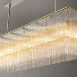 Amadeo Prismatic Array Rectangular Chandelier 72"