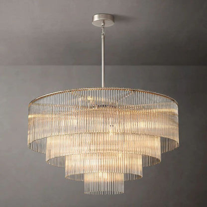 Amadeo Prismatic Array Round Chandelier 40"