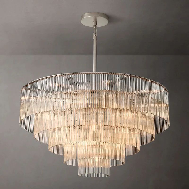 Amadeo Prismatic Array Round Chandelier 50"