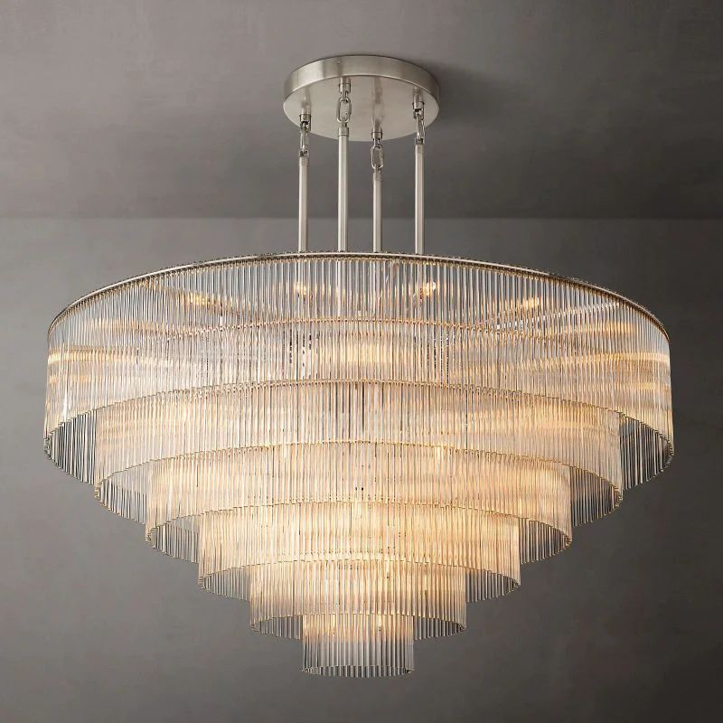 Amadeo Prismatic Array Round Chandelier 60"