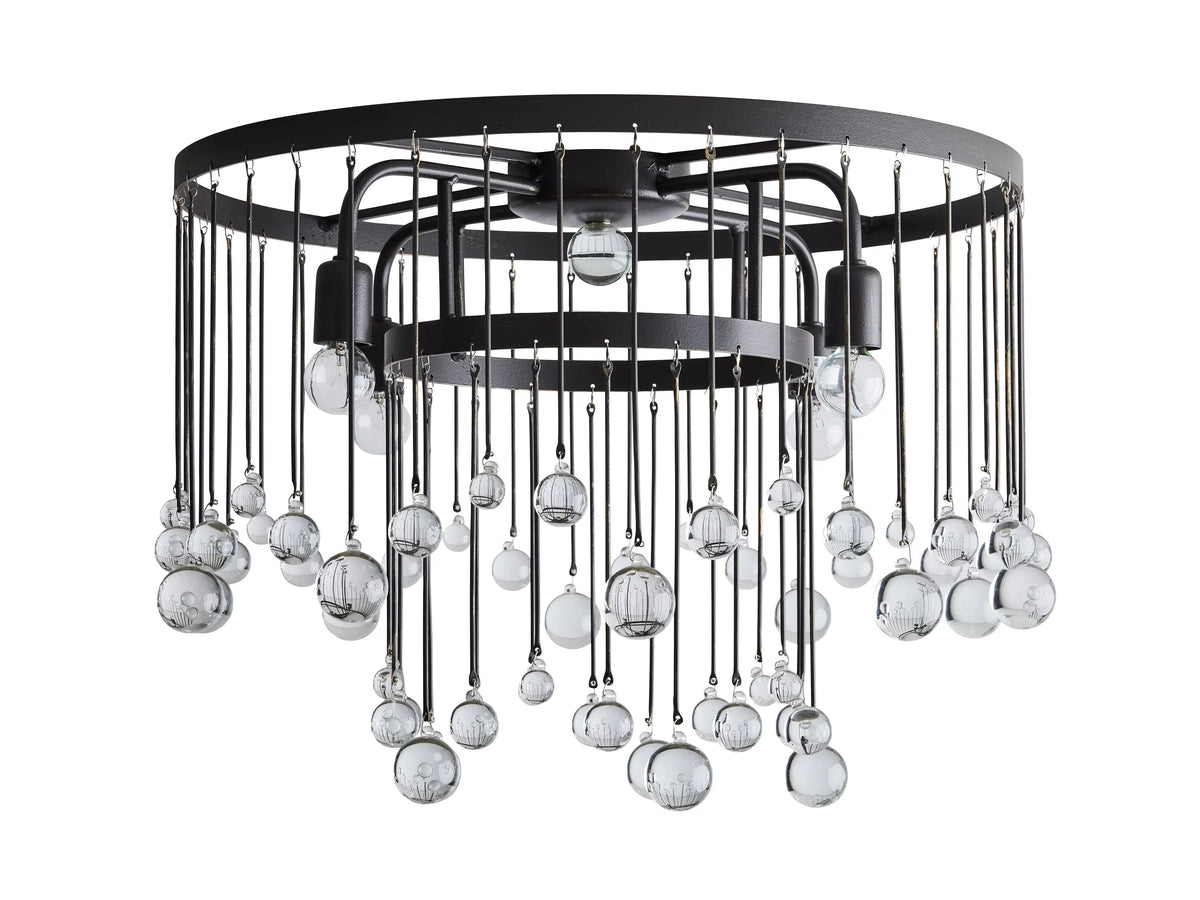 Aubrey Crystal Ball Flush Mount