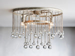 Aubrey Crystal Ball Flush Mount