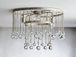 Aubrey Crystal Ball Flush Mount