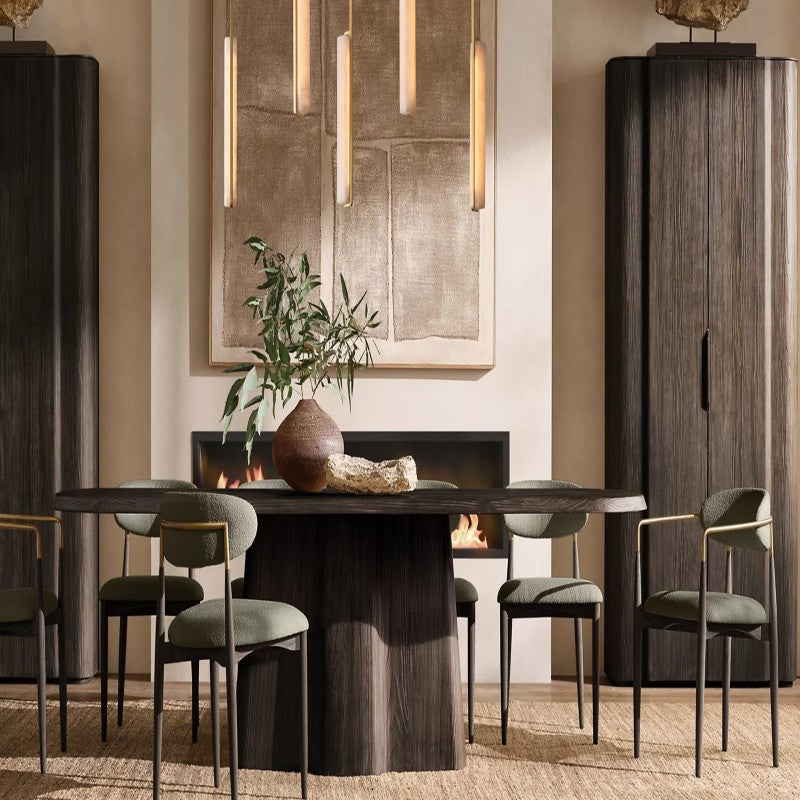 Audubon Sculpt Alabaster Linear Chandelier 54"