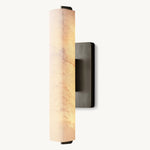 Audubon Sculpt Alabaster Single Wall Sconce