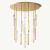 Audubon Sculpt Crystal Round Chandelier 56"