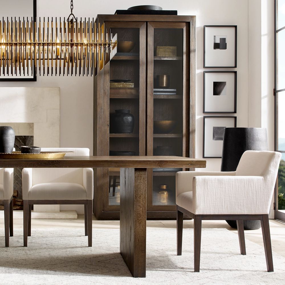 Emile Gradient Spire Rectangular Chandelier 54"