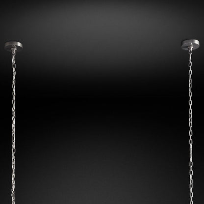 Emile Gradient Spire Rectangular Chandelier 54"