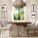 Emile Gradient Spire Round Chandelier 24"