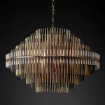 Emile Gradient Spire Round Chandelier 42"
