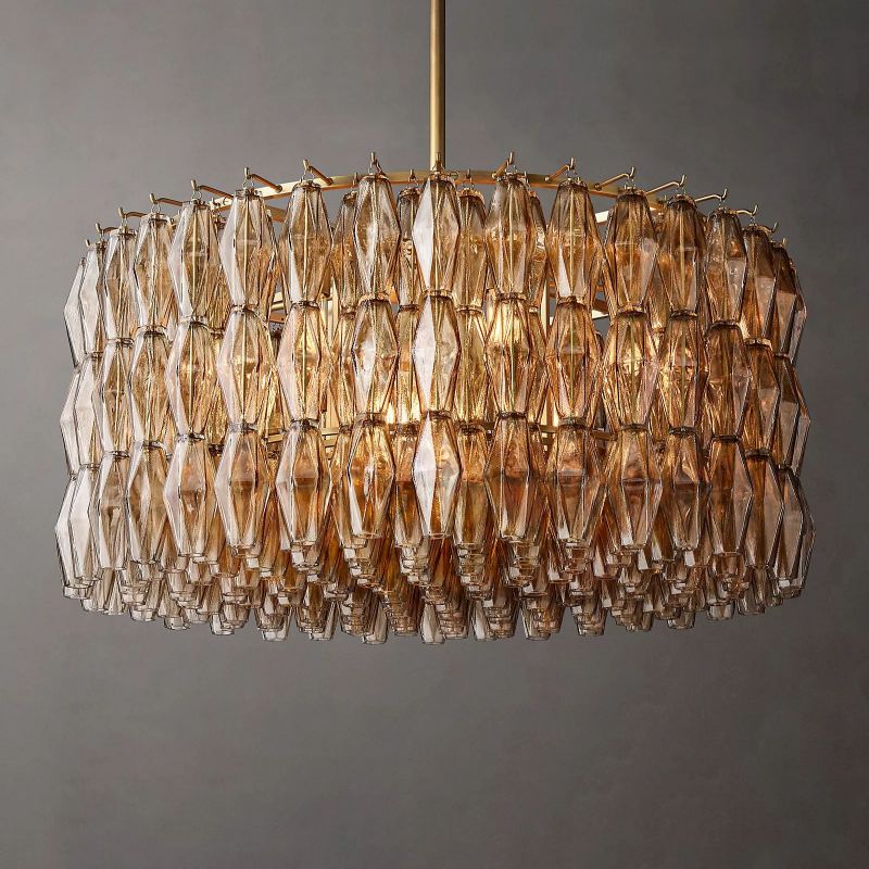 Chiara Murano Glass Round Chandelier 37"