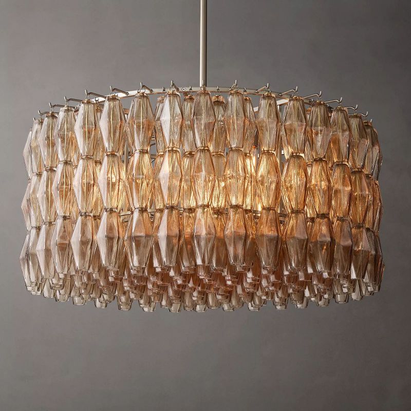Chiara Murano Glass Round Chandelier 37"