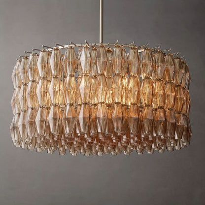 Chiara Murano Glass Round Chandelier 37"
