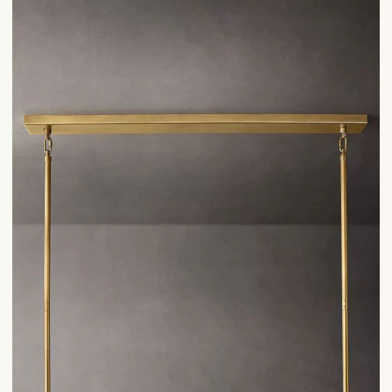 Chiara Murano Glass Tiered Rectangular Chandelier 74"