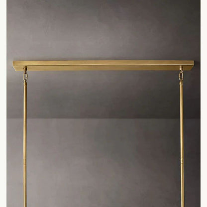 Chiara Murano Glass Tiered Rectangular Chandelier 74"