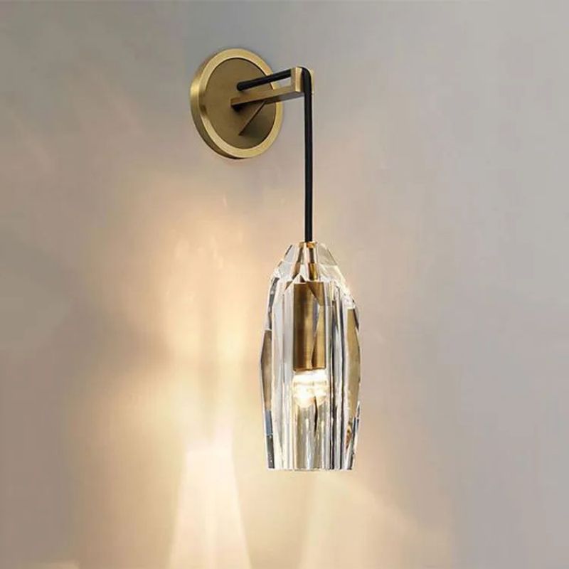 Chartier Precision Crystal Wall Sconce
