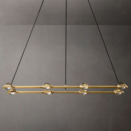 Eclatant Celestial Orbit Rectangular Chandelier 54"