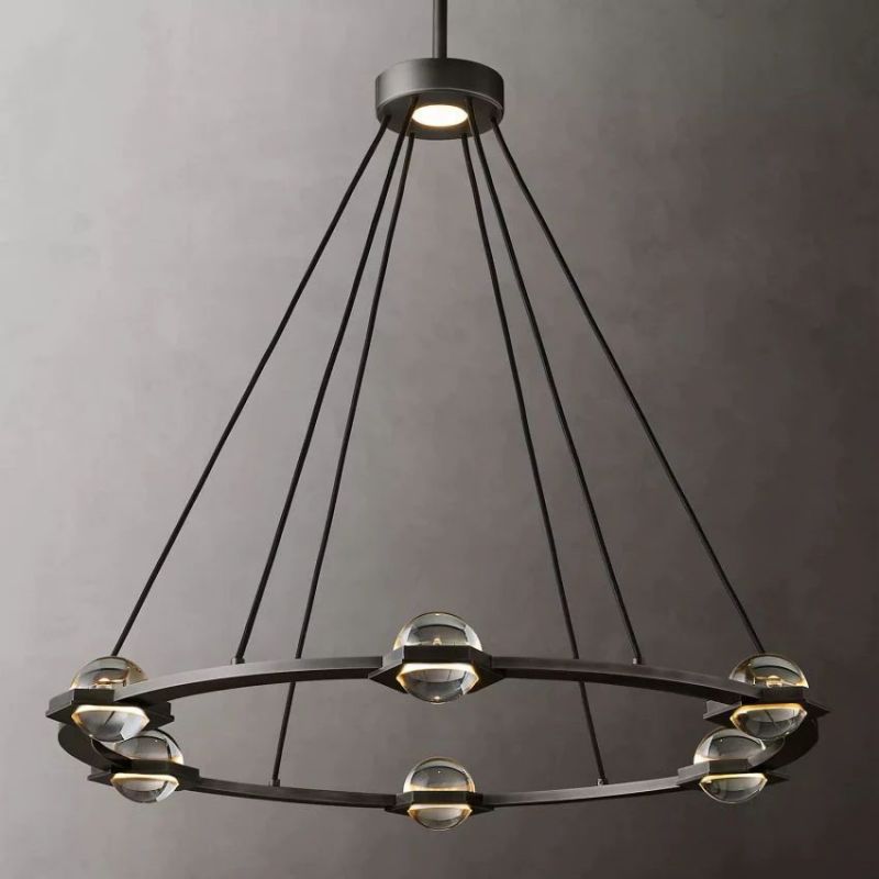 Eclatant Celestial Orbit Round Chandelier 36"