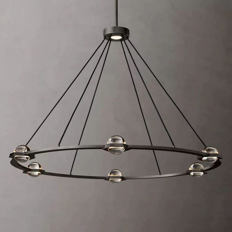 Eclatant Celestial Orbit Round Chandelier 48"