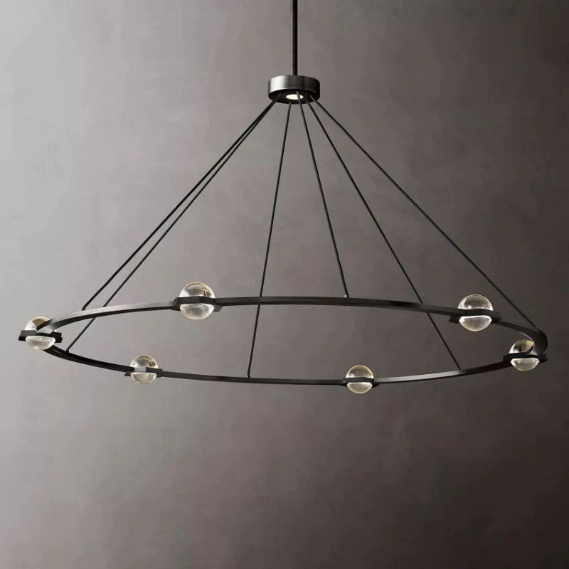 Eclatant Celestial Orbit Round Chandelier 60"