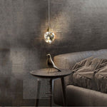 Angle Faceted Crystal Pendant Light