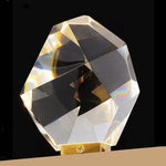 Angle Faceted Crystal Wall Sconce