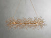 Fiore Sculpted Petals Oval Chandelier