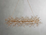 Fiore Sculpted Petals Oval Chandelier