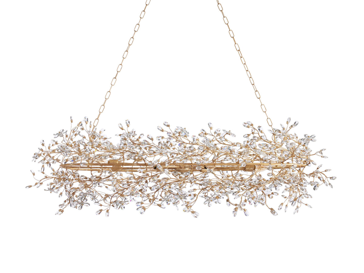 Fiore Sculpted Petals Oval Chandelier