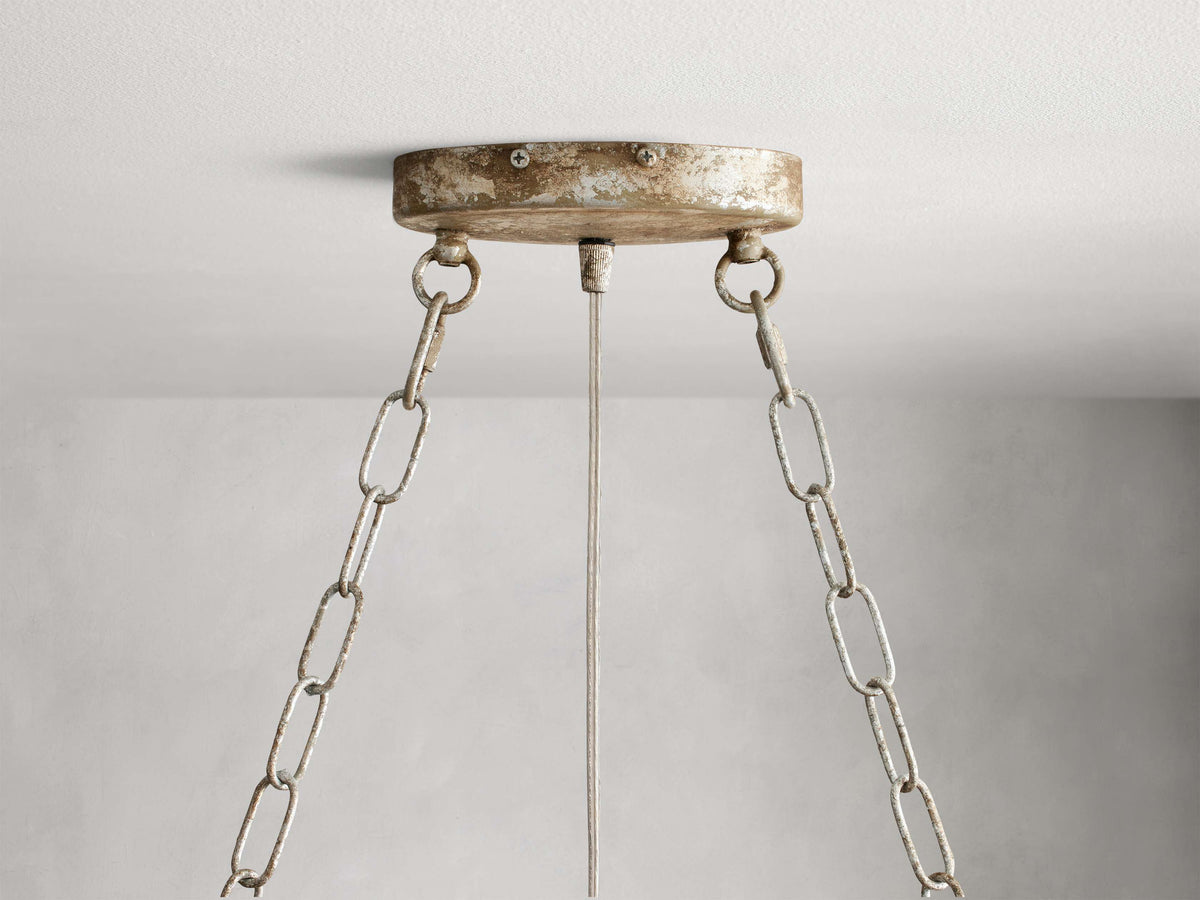 Fiore Sculpted Petals Oval Chandelier