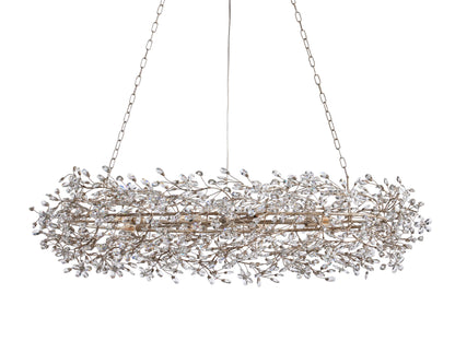 Fiore Sculpted Petals Oval Chandelier