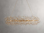 Fiore Sculpted Petals Oval Chandelier