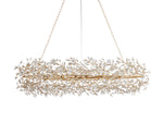 Fiore Sculpted Petals Oval Chandelier