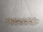 Fiore Sculpted Petals Oval Chandelier