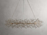 Fiore Sculpted Petals Oval Chandelier